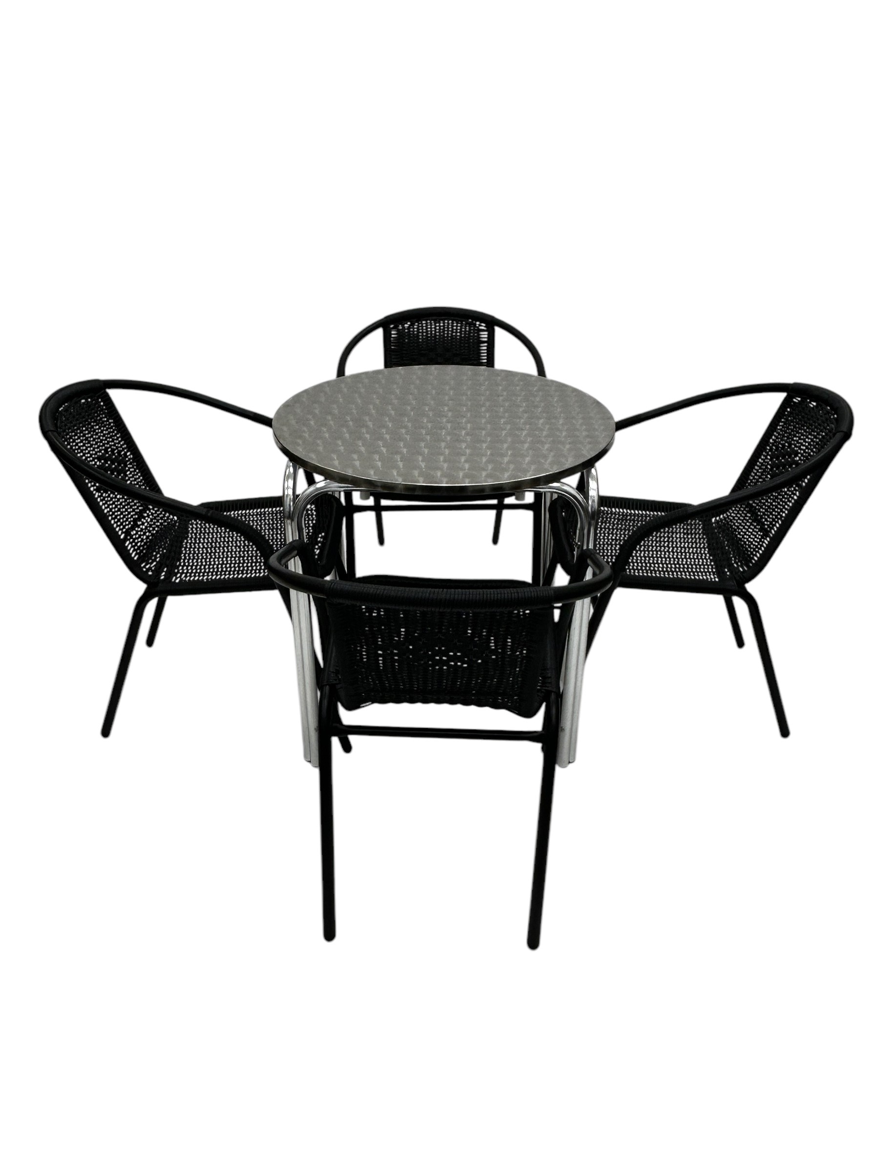 Rattan Garden Set in Black