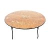 Varnished 5ft Round Tables