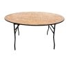 Varnished 5ft Round Tables