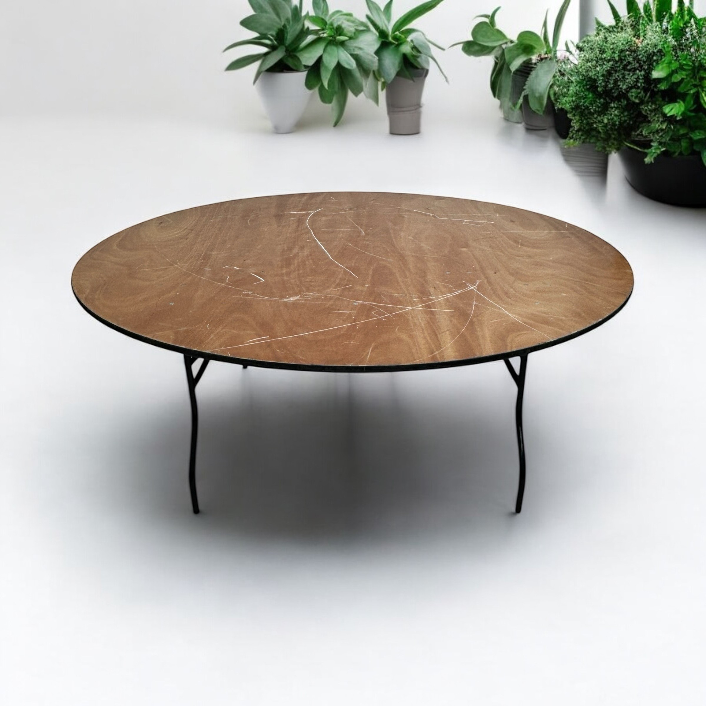 6ft Round Wooden Tables - BE Furniture Sales