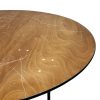 6ft Round Wooden Tables