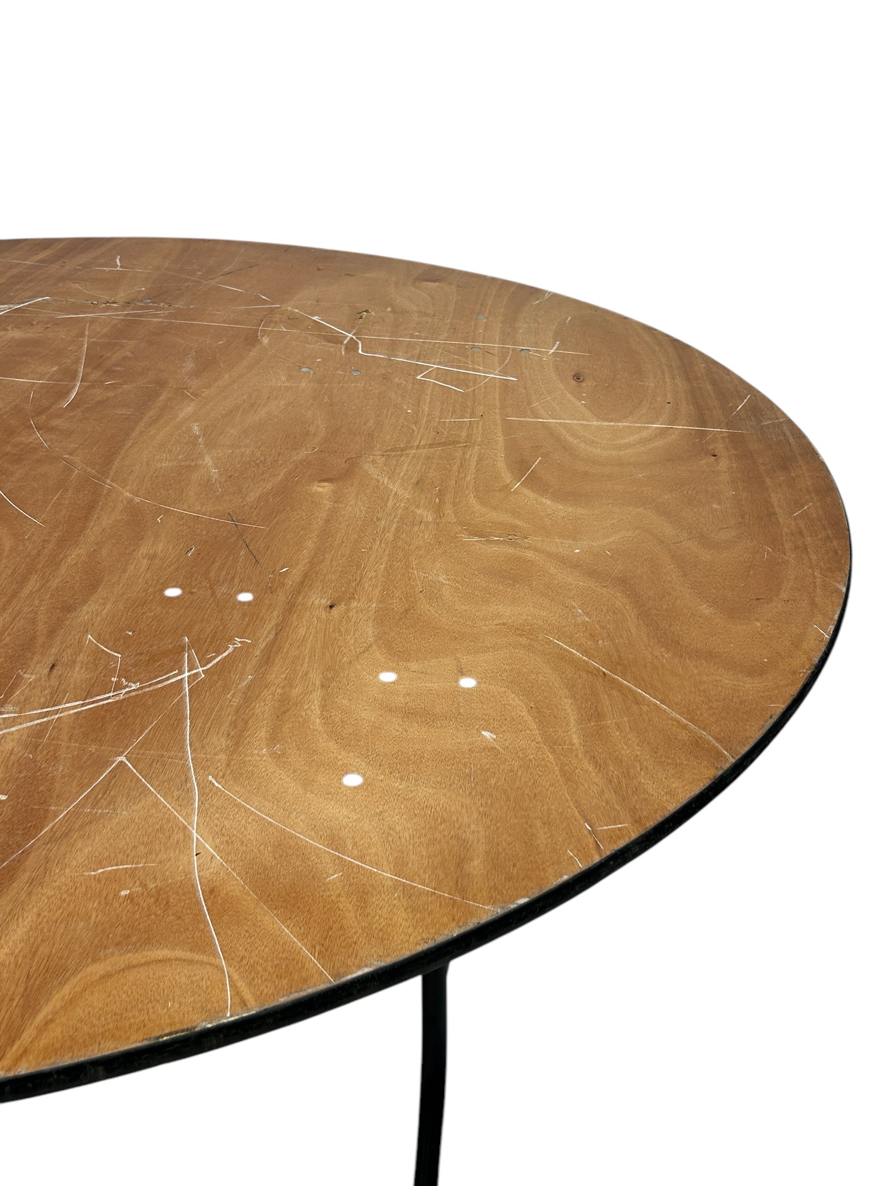 6ft Round Wooden Tables