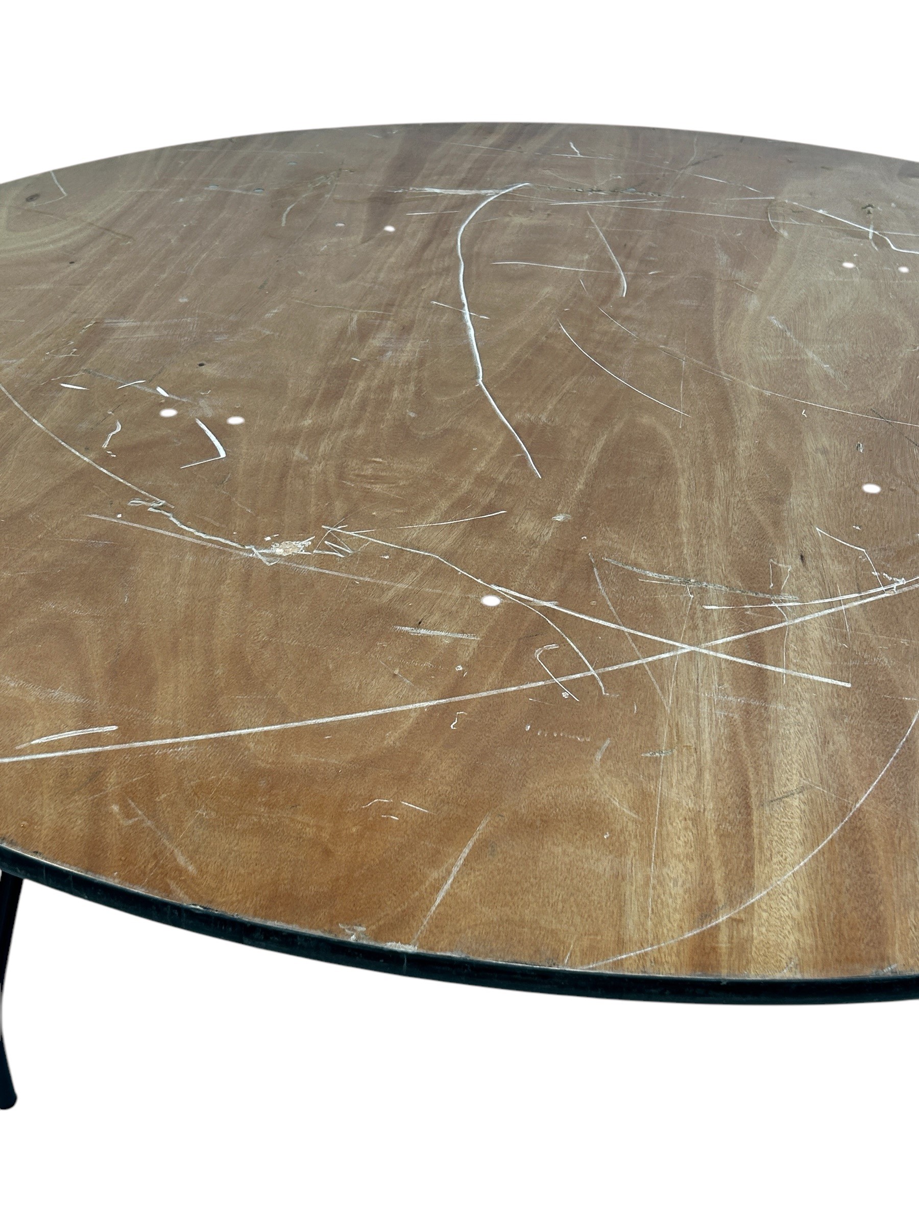 6ft Round Wooden Tables