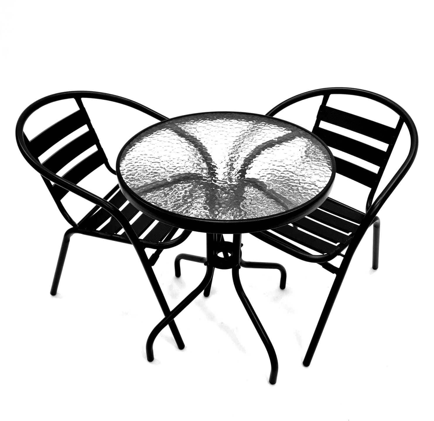 Black Steel Garden Furniture Set BE Furniture Sales