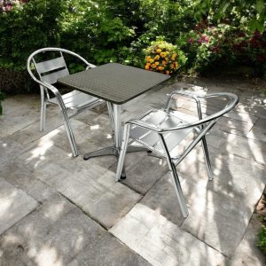 Aluminium Patio Bistro Set - BE Furniture Sales