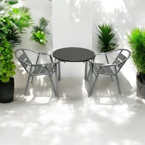 Aluminium Garden Set For Two - BE Furniture Sales