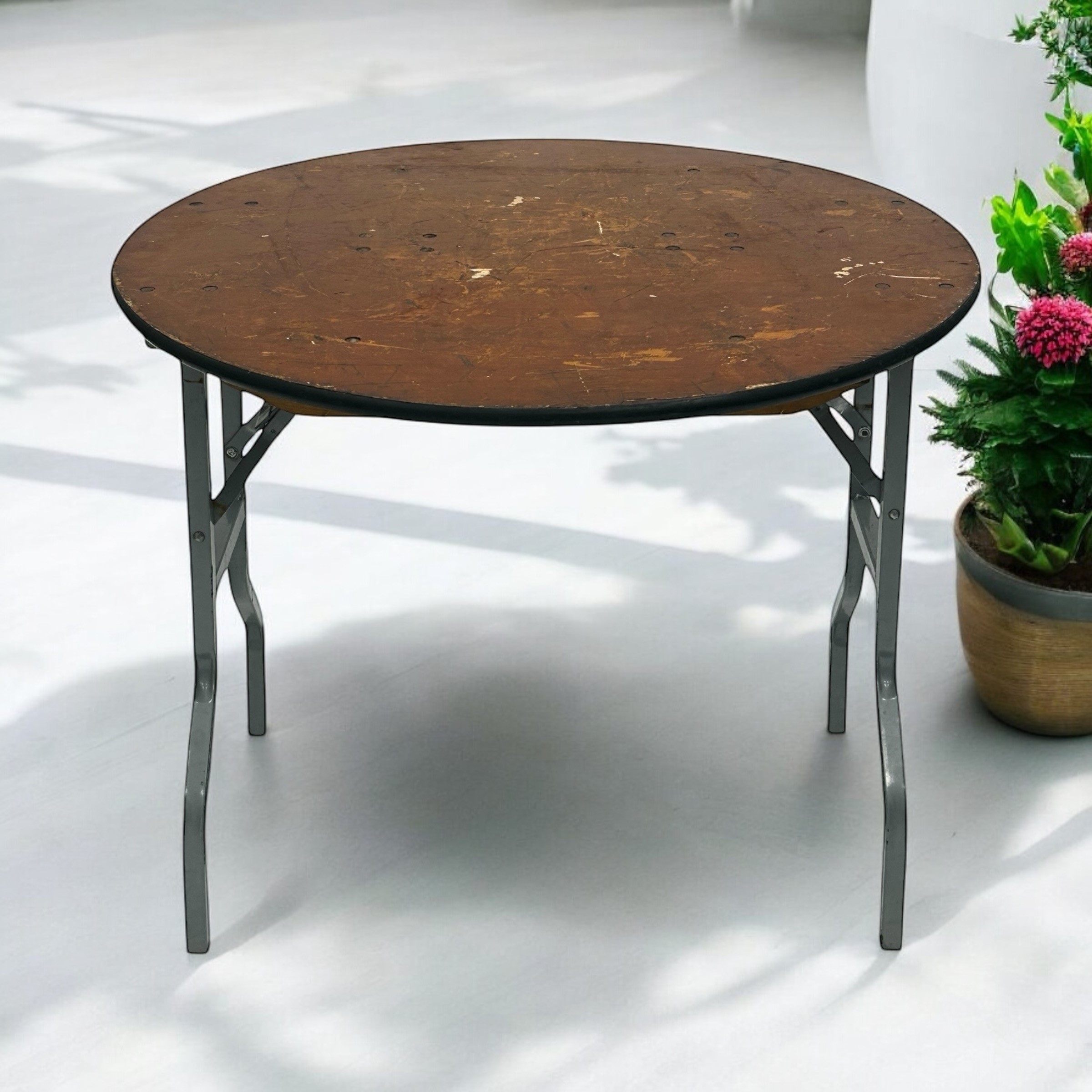 3ft Round Wooden Table - BE Furniture Sales