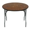 3ft Round Wooden Table