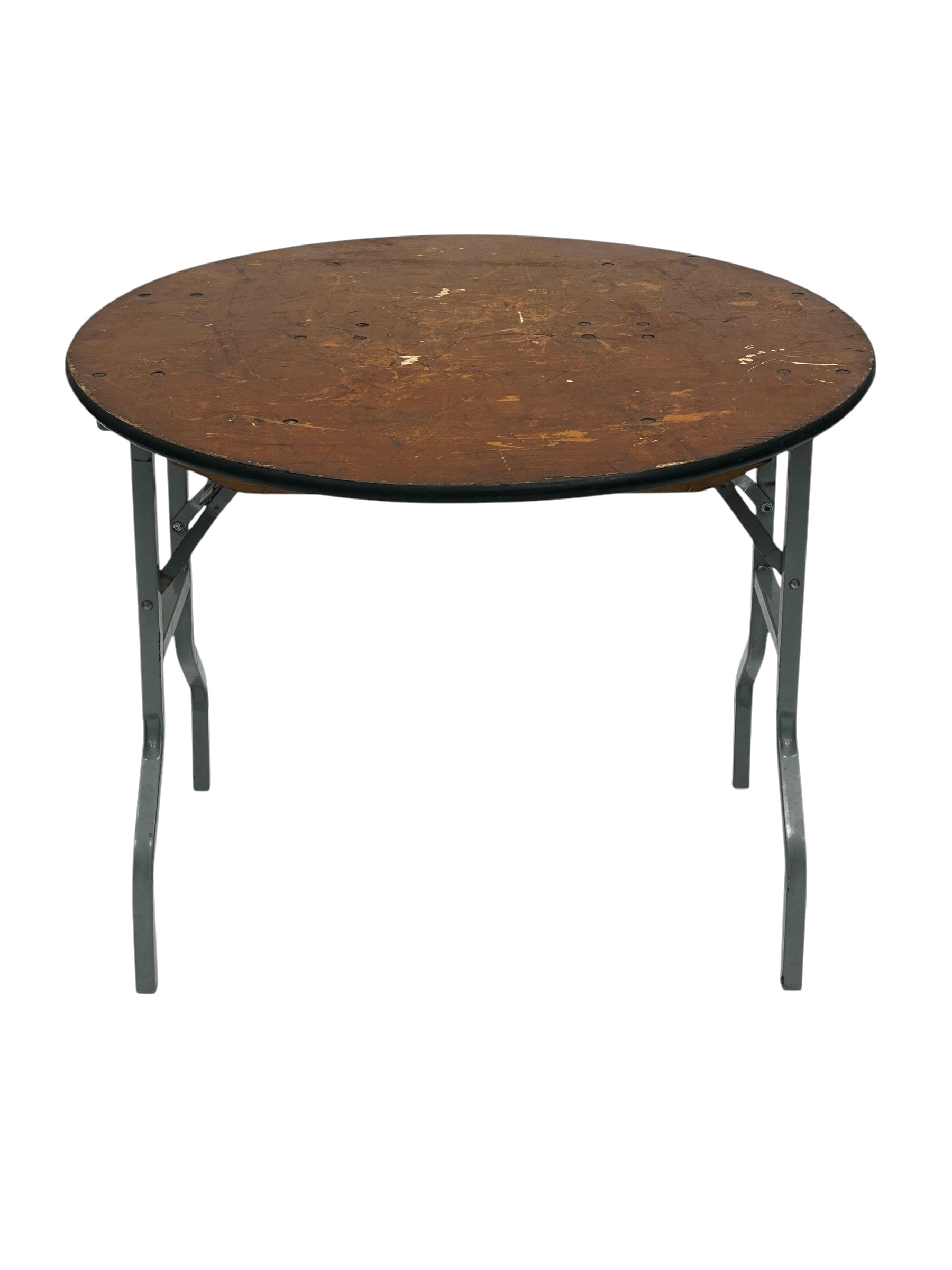 3ft Round Wooden Table