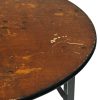 3ft Round Wooden Table