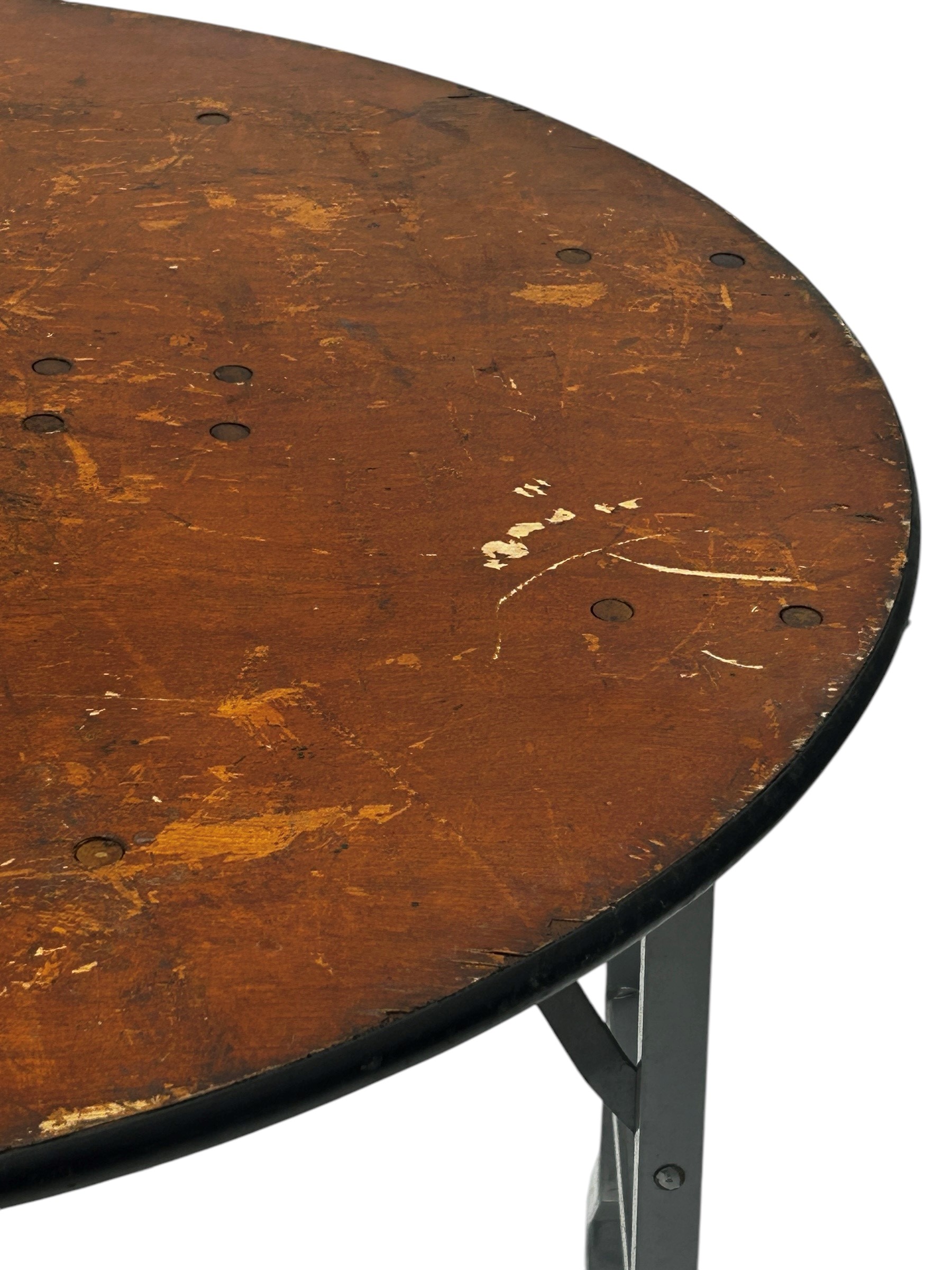 3ft Round Wooden Table