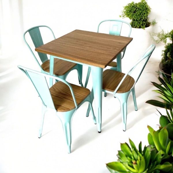 Blue Metal Tolix Sets - BE Furniture Sales