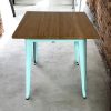 Blue Metal Tolix Tables - BE Furniture Sales