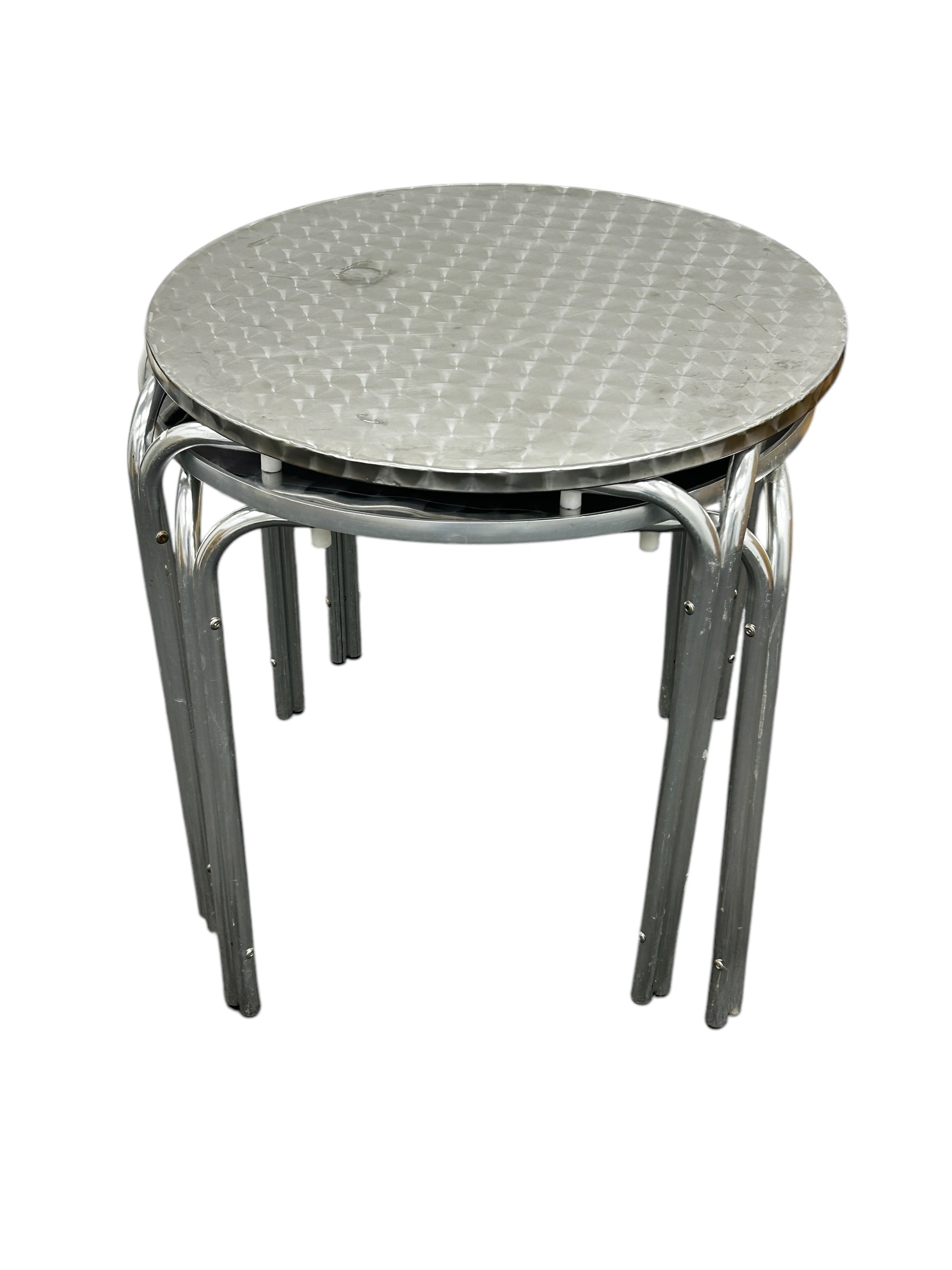 Stacking Aluminium Round Table