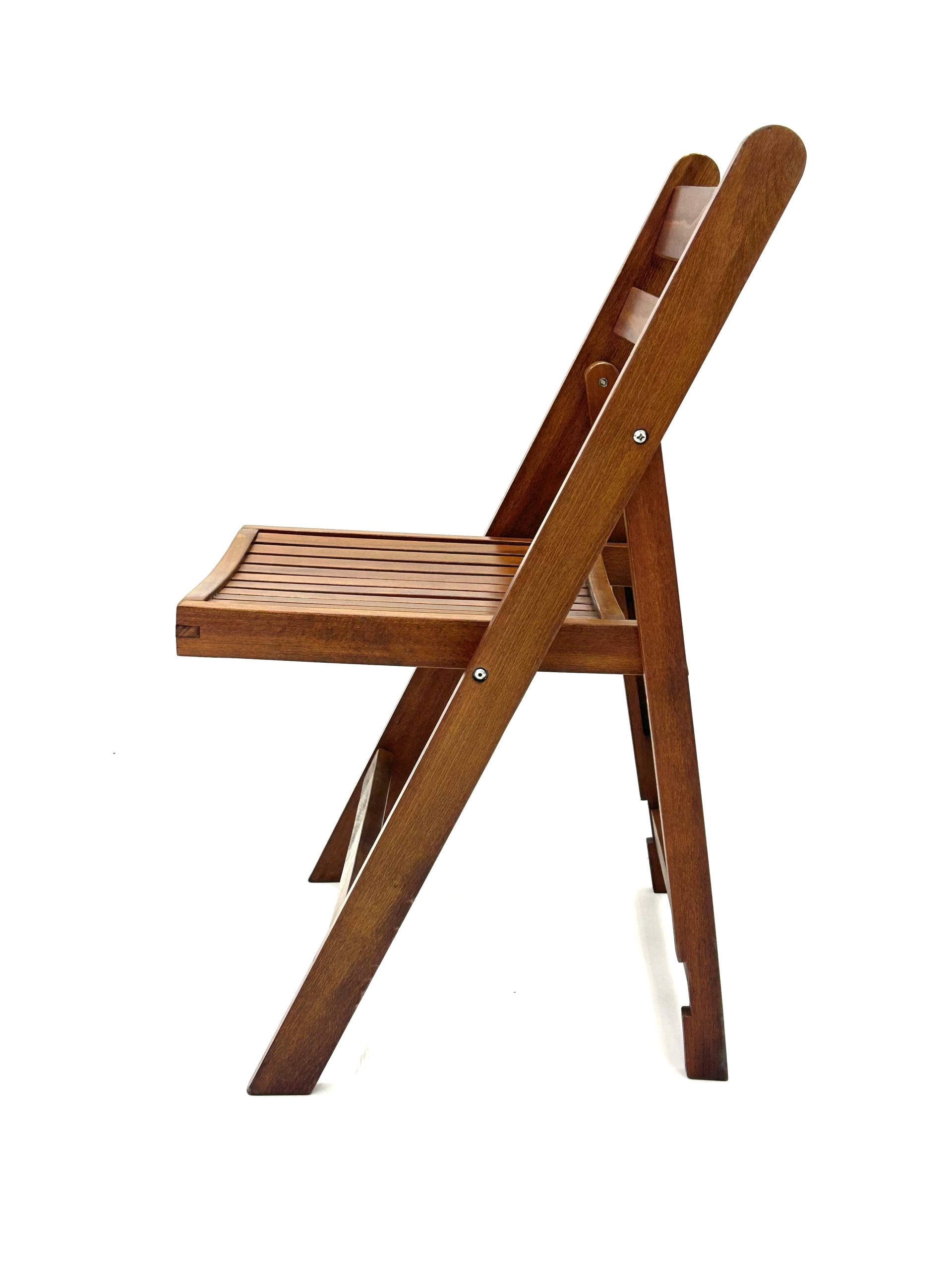 Ex Hire Wooden Folding Chairs