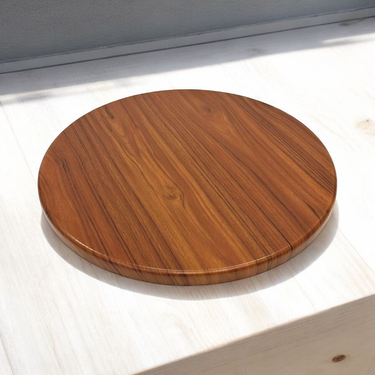 Mid-Wood Effect Round Table Tops - BE Furniture Sales