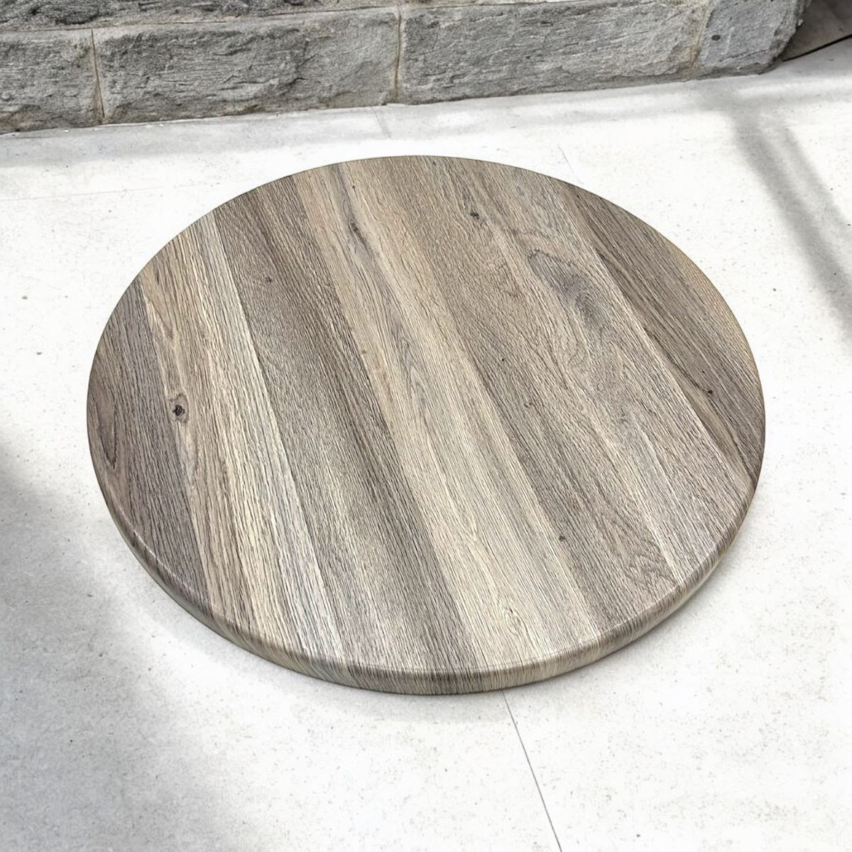 Grey Round Table Tops - BE Furniture Sales