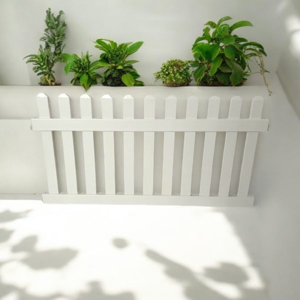 White Picket Fence Panel