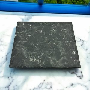 Alcantara Black Square Table Tops - BE Furniture Sales