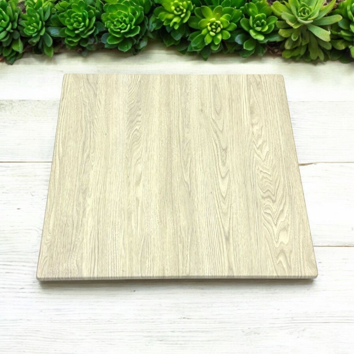 White Driftwood Effect Square Table Tops - BE Furniture Sales