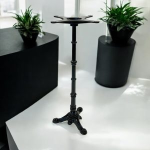 Black Cast Iron High Table Base