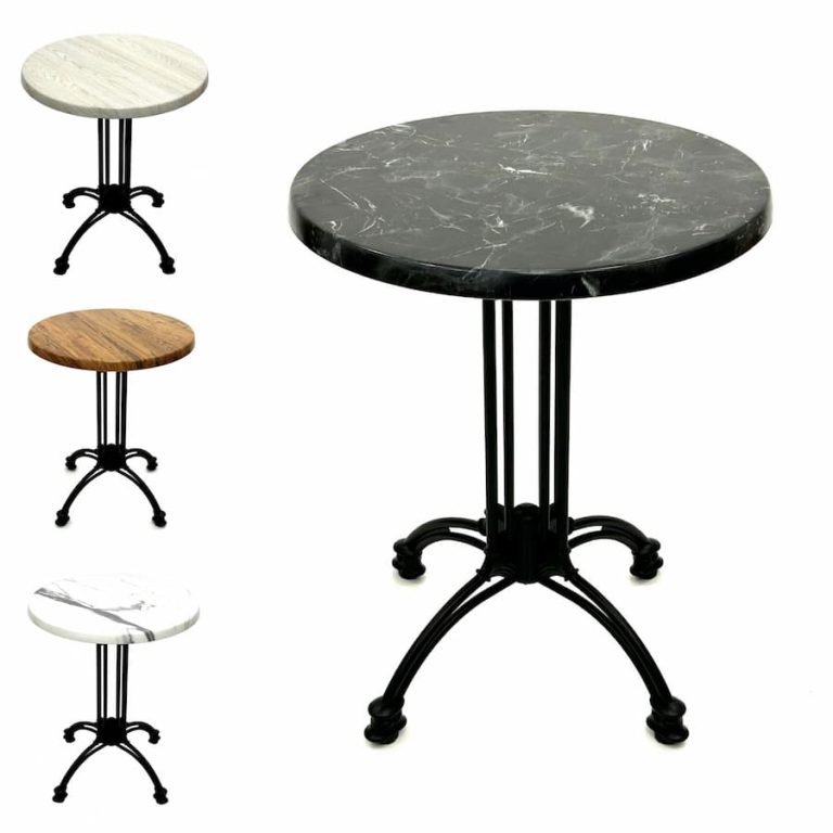 Misano Bistro Tables with a Choice of Table Tops - BE Furniture Sales