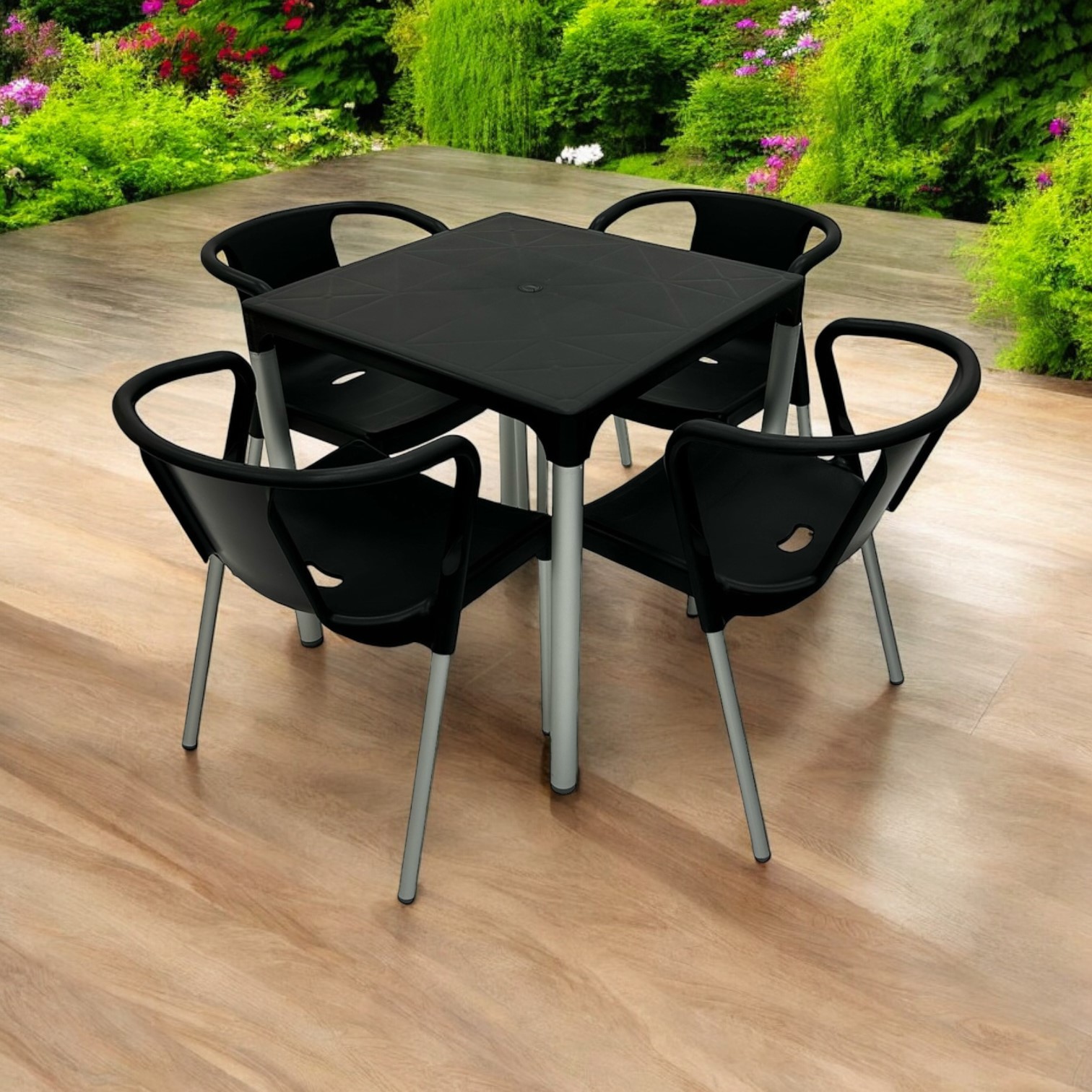 Canteen Table and Chairs Set - BE Furniture Sales