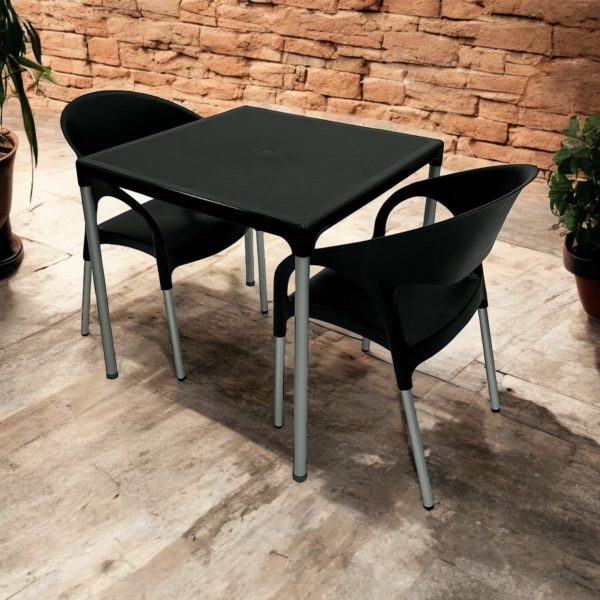 Black Canteen Bistro Set - BE Furniture Sales