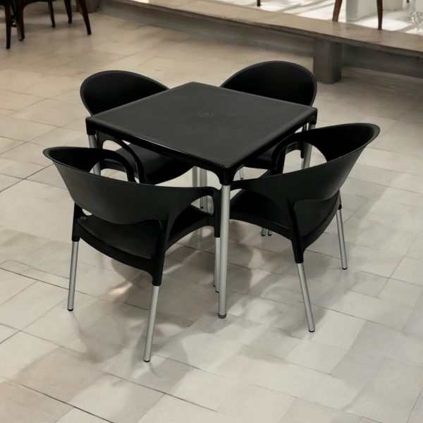 Black Canteen Furniture Package - BE Furniture Sales