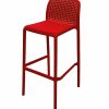 Deluxe Red Bar and Counter Stools - BE Furniture Sales