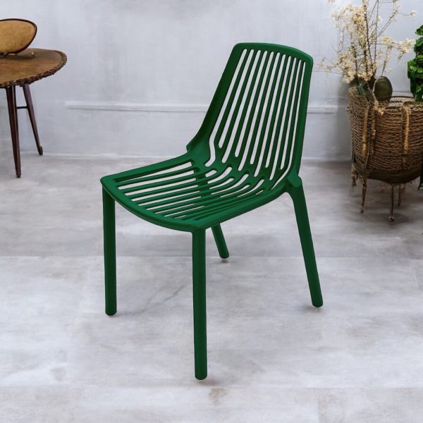 Green Plastic Stacking Chairs