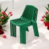 Green Plastic Stacking Chairs