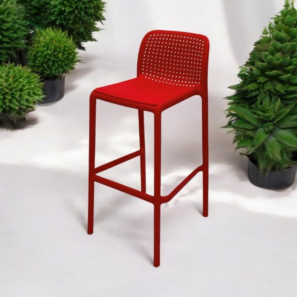 Deluxe Red High Stools