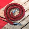 Red Braided Ropes