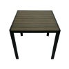 80cm Square Brown Garden Table