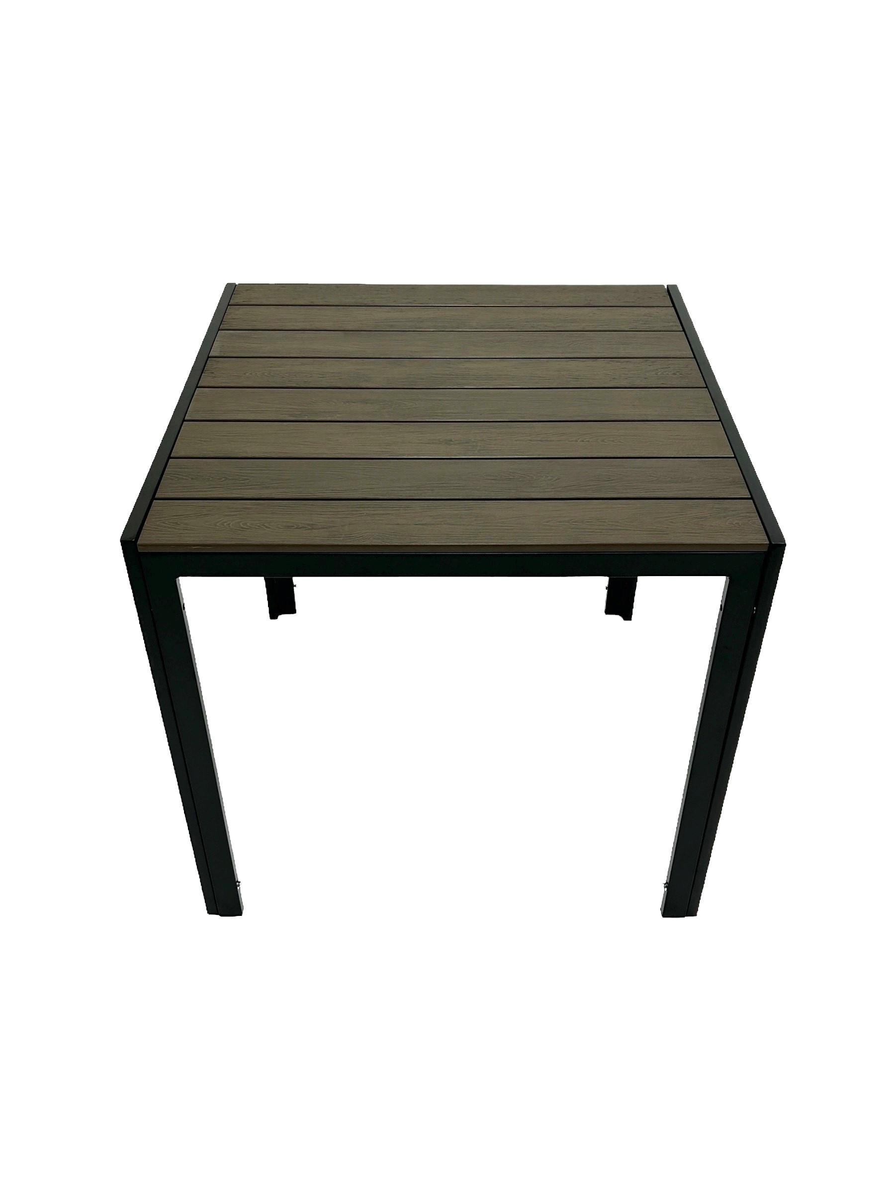 80cm Square Brown Garden Table