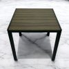 80cm Square Brown Garden Table