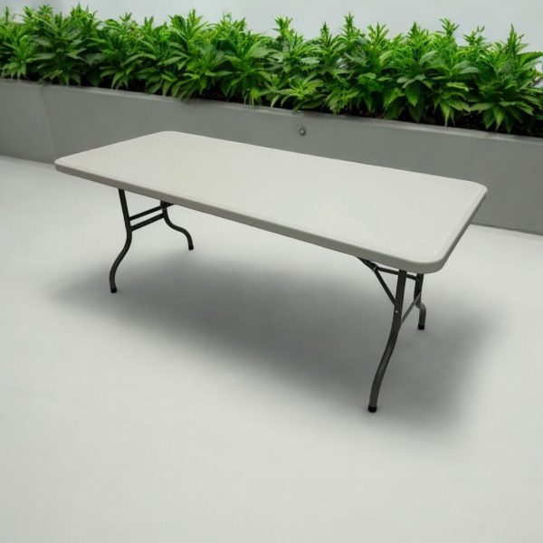 Blowmold Plastic Catering Table - 6ft Long