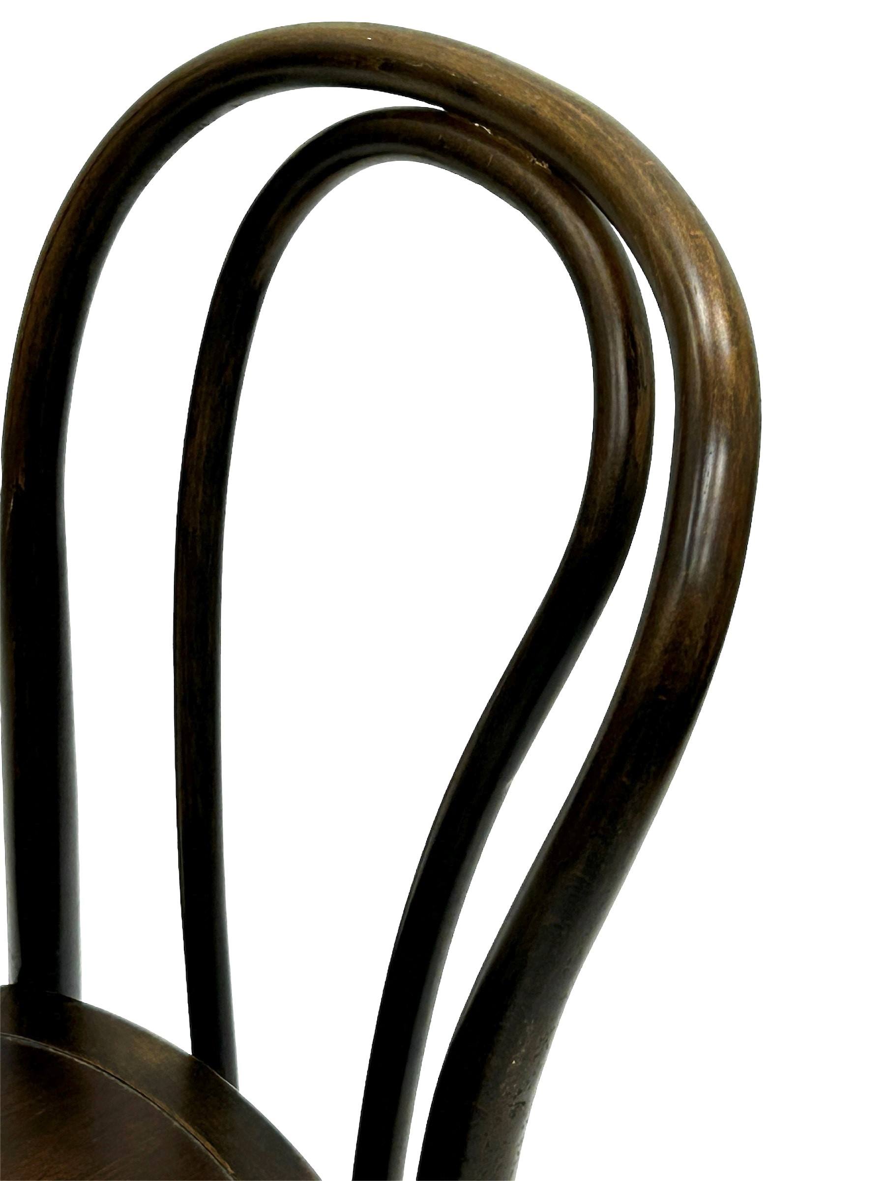 Dark Bentwood Wooden Chair