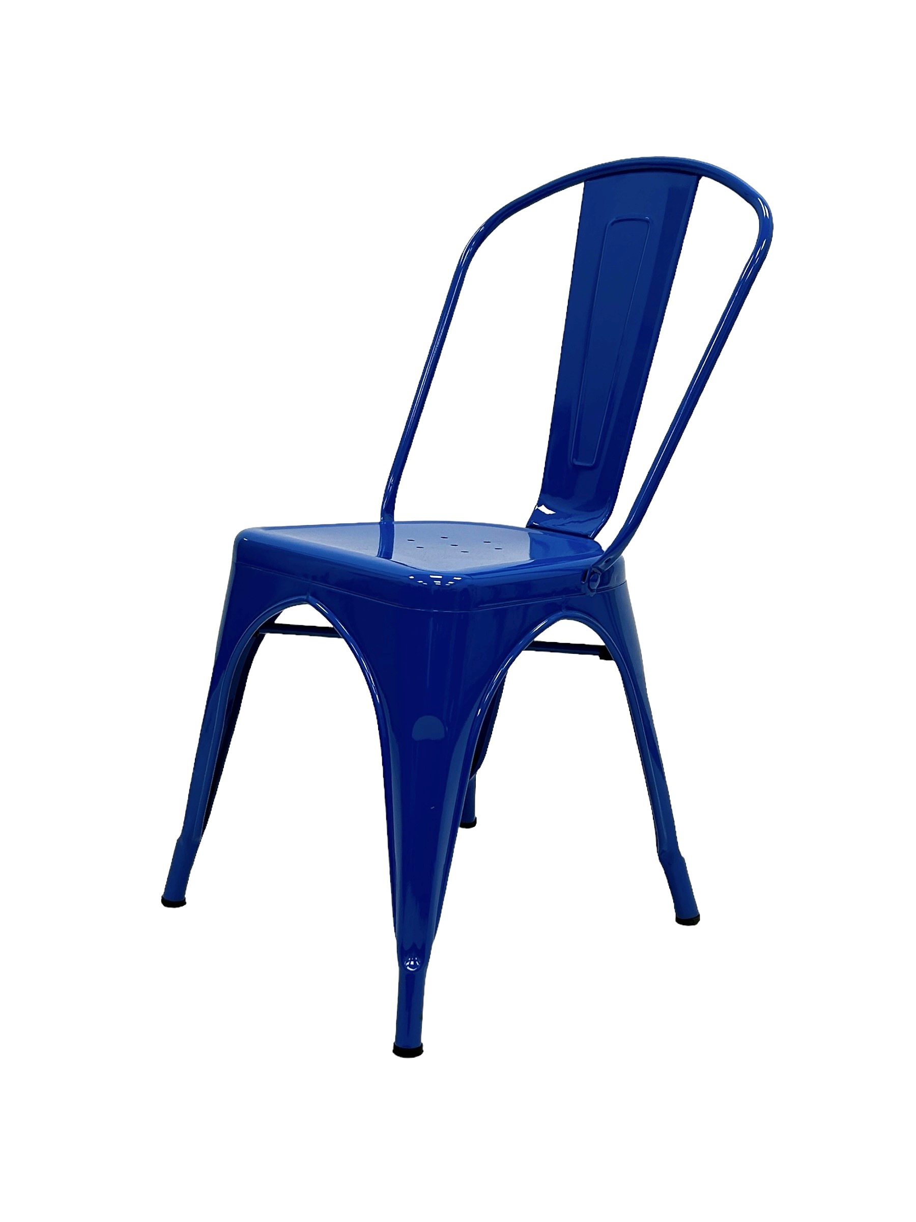 Blue Tolix Style Chairs