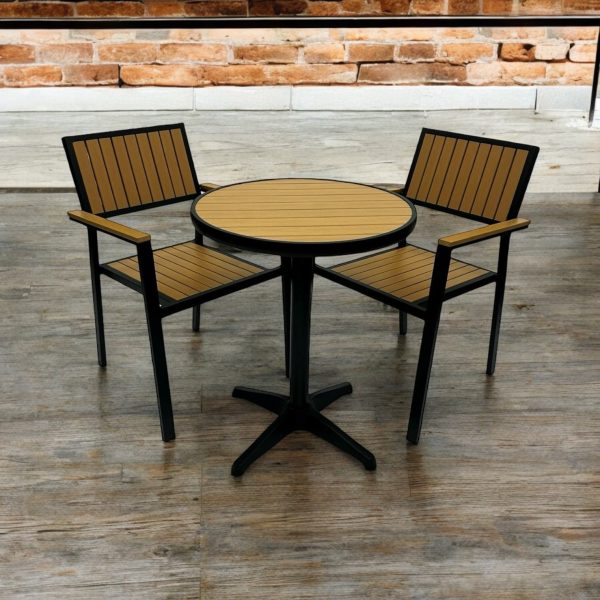 Deluxe Stacking Chairs & 1 Pedestal Table