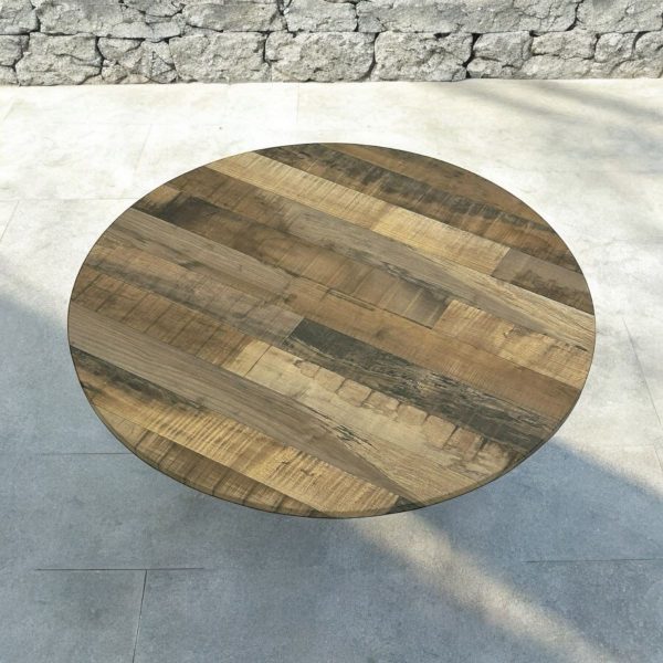 Rustic Maple Effect Round Table Tops - BE Furniture Sales