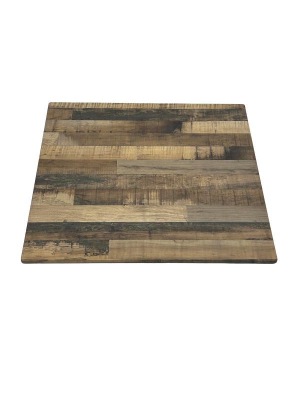 Rustic Maple Effect Square Table Tops