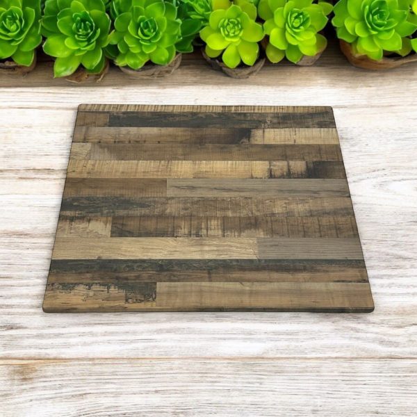 Rustic Maple Effect Square Table Tops - BE Furniture Sales