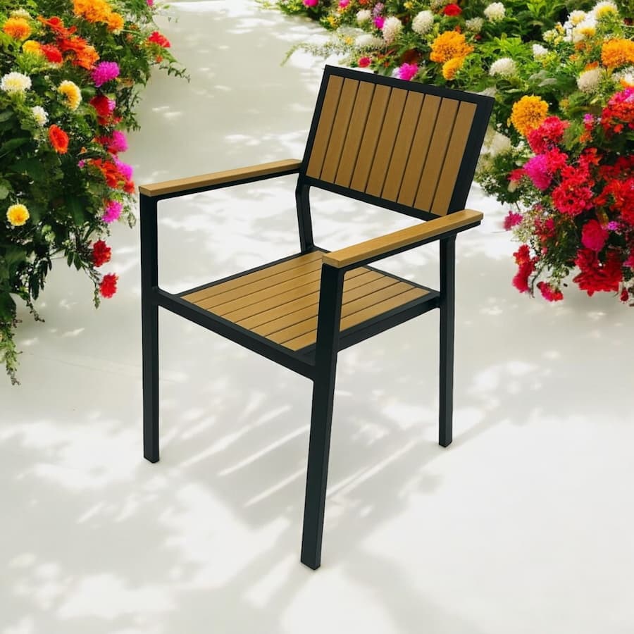 Deluxe Stacking Garden Chairs - Bistros or Home - BE Furniture Sales