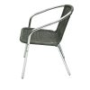 Grey Rattan Bistro Chairs