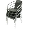 Grey Rattan Bistro Chairs