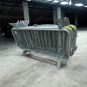 Ex Hire 2.3M Metal Crowd Barriers