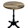 Estoril Table, Rustic Maple Top