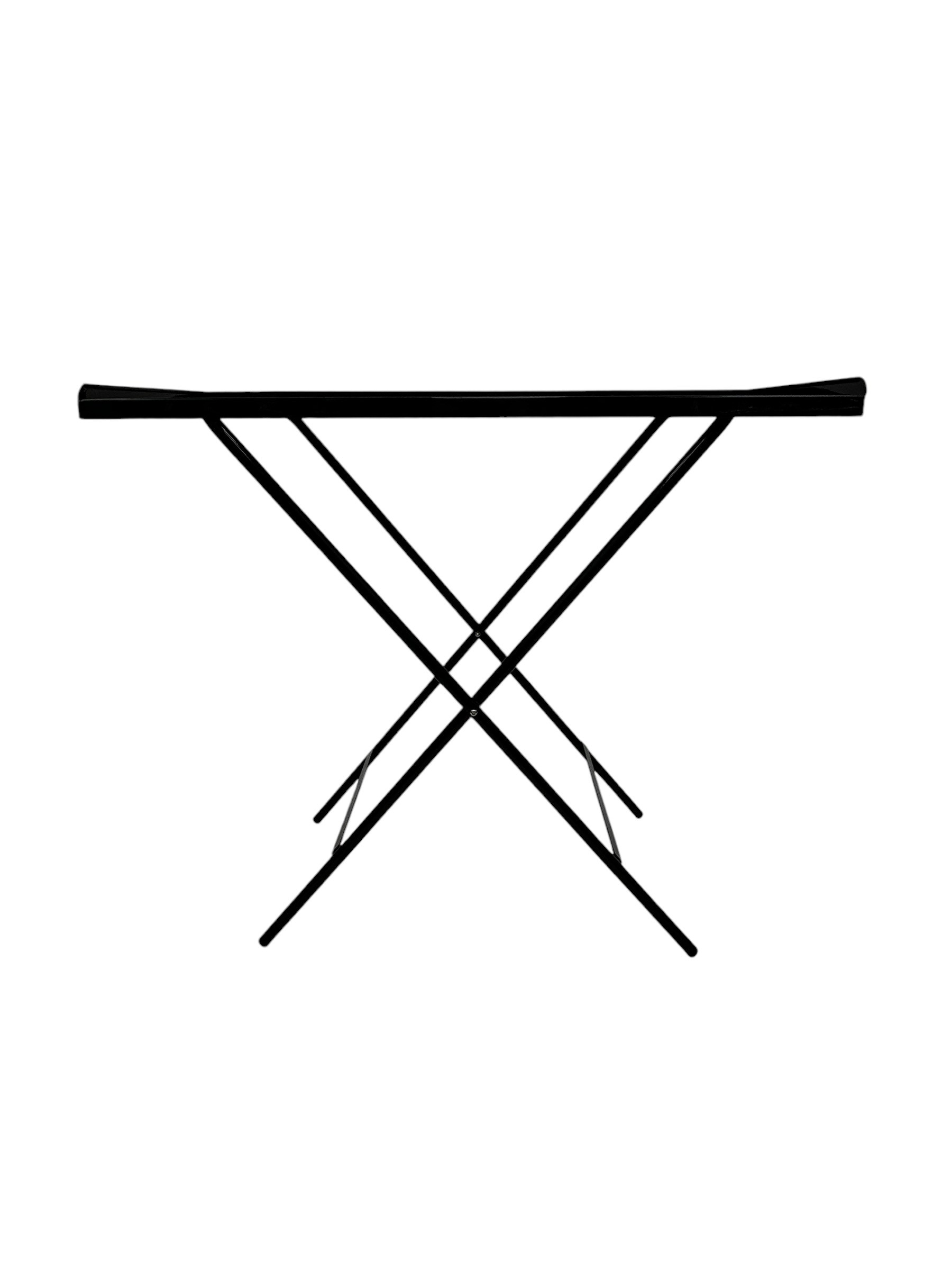 Black Folding Paddock Table